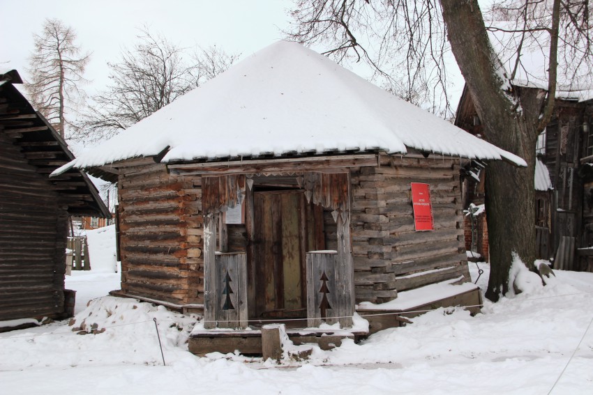 Народный этнографический музей. Церковь Троицы Живоначальной из села Кривец, Мышкин (Мышкинский район, Ярославская область). фасады