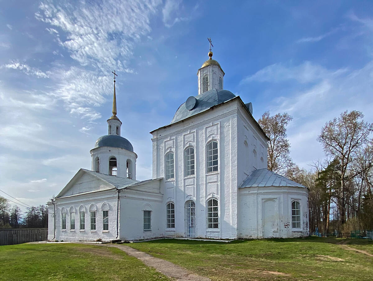 Церковь Преображения Господня, Городище (Санчурский район, Кировская область). фасады, Вид с юго-востока