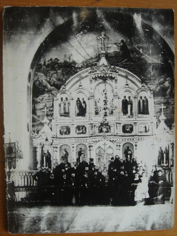 Церковь Космы и Дамиана, Боровское (Костанайская область, Казахстан). архивная фотография, Интерьер храма. Фото 1910-х годов из приходского архива