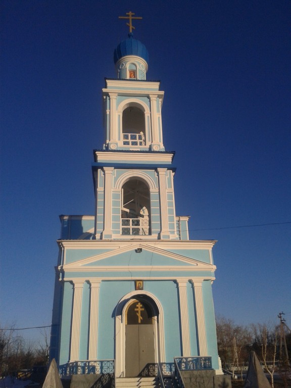 Церковь Казанской иконы Божией Матери, Тобыл (Затобольск) (Костанайская область, Казахстан). фасады