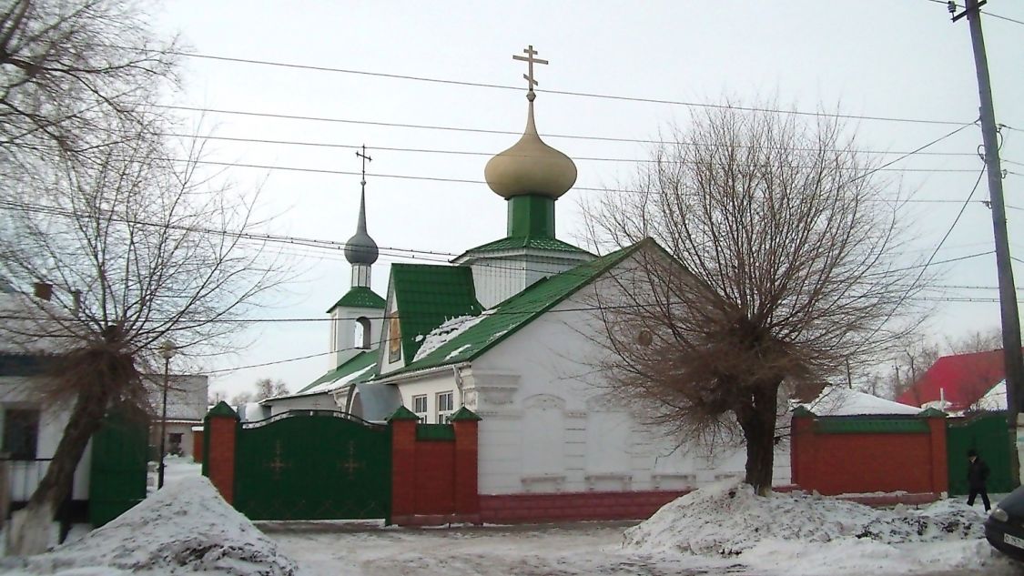 Актобе. Церковь Владимира равноапостольного. общий вид в ландшафте