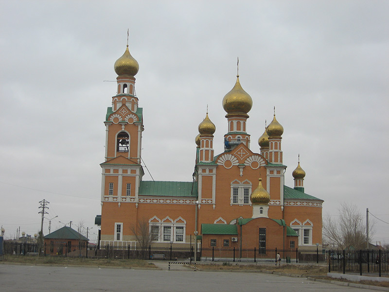 Собор Успения Пресвятой Богородицы, Атырау (Атырауская область, Казахстан). фасады