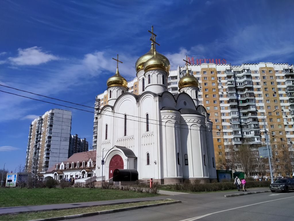 Церковь Спаса Всемилостливого, Митино (Северо-Западный административный округ (СЗАО), г. Москва). фасады