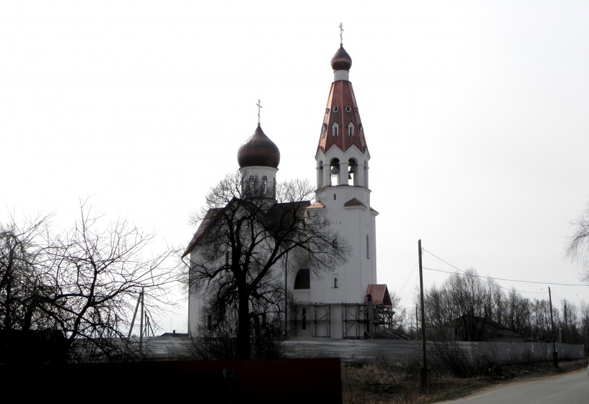 Церковь Иоанна Богослова, Нагово (Старорусский район, Новгородская область). общий вид в ландшафте