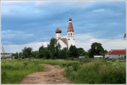 Церковь Иоанна Богослова, Вид с дороги Новгород - Старая Русса<br>, Нагово, Старорусский район, Новгородская область