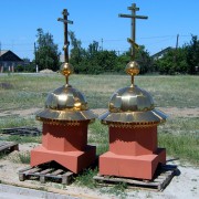 Церковь Иоанна Воина, Купола перед установкой<br>, Сады Придонья, Городищенский район, Волгоградская область