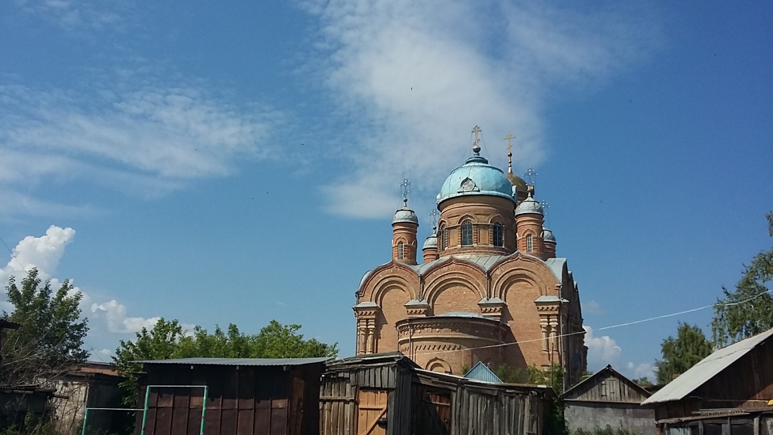 Пономарёвка. Церковь Казанской иконы Божией Матери. фасады