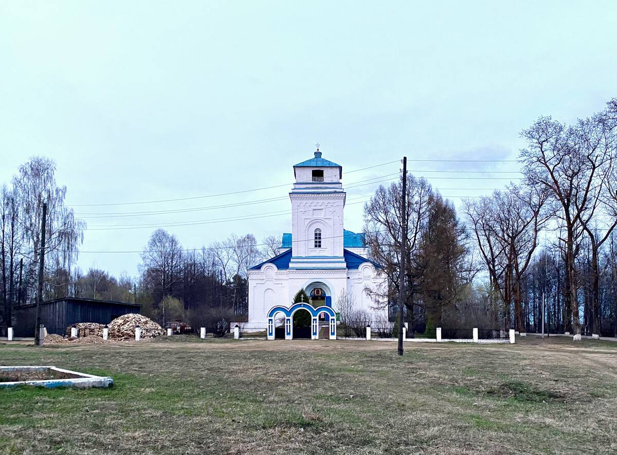 Церковь Спаса Нерукотворного Образа, Матвинур (Санчурский район, Кировская область). фасады, Общий вид с запада