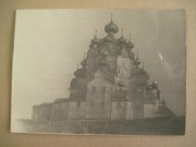 Церковь Покрова Пресвятой Богородицы, Ок. 1950 г. Фото из фондов "Государственного научно-исследовательского музея архитектуры имени А.В. Щусева"<br>, Анхимово, Вытегорский район, Вологодская область