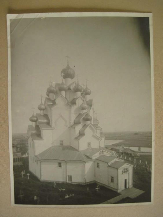 Церковь Покрова Пресвятой Богородицы, Анхимово (Вытегорский район, Вологодская область). архивная фотография, 1926 г. Фото из фондов 