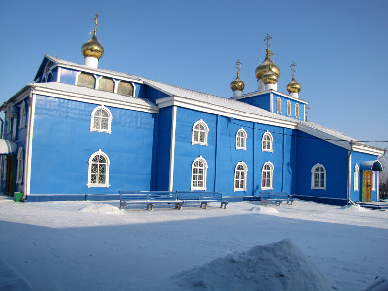 Казахстан, Карагандинская область, Караганда. Собор Михаила Архангела, фотография. фасады