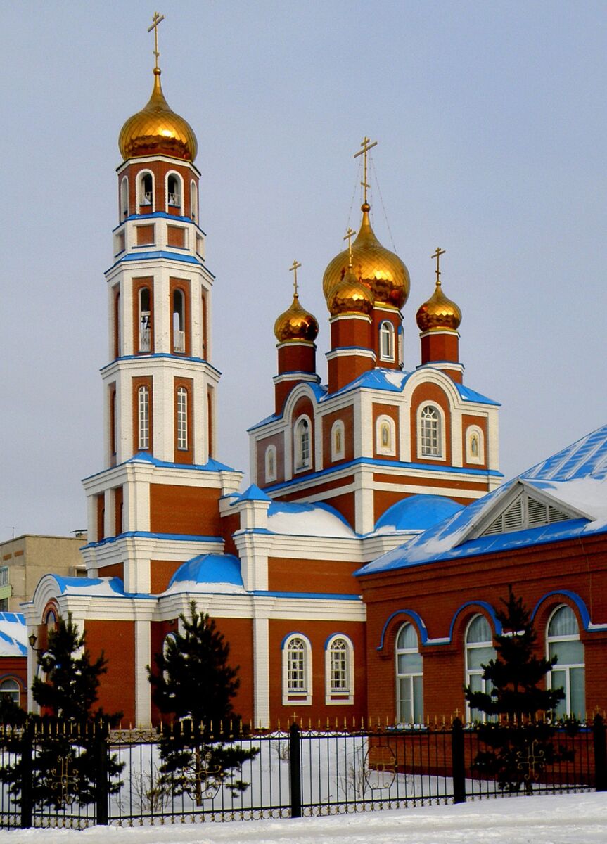 Кафедральный собор Вознесения Господня, Петропавловск (Северо-Казахстанская область, Казахстан). фасады