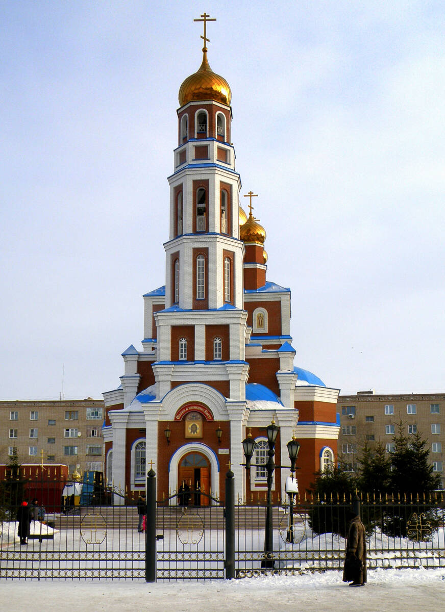 Кафедральный собор Вознесения Господня, Петропавловск (Северо-Казахстанская область, Казахстан). фасады