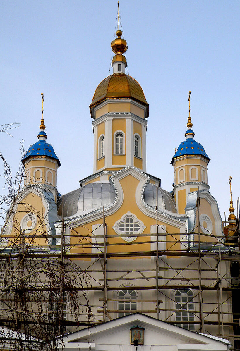 Собор Петра и Павла, Петропавловск (Северо-Казахстанская область, Казахстан). документальные фотографии