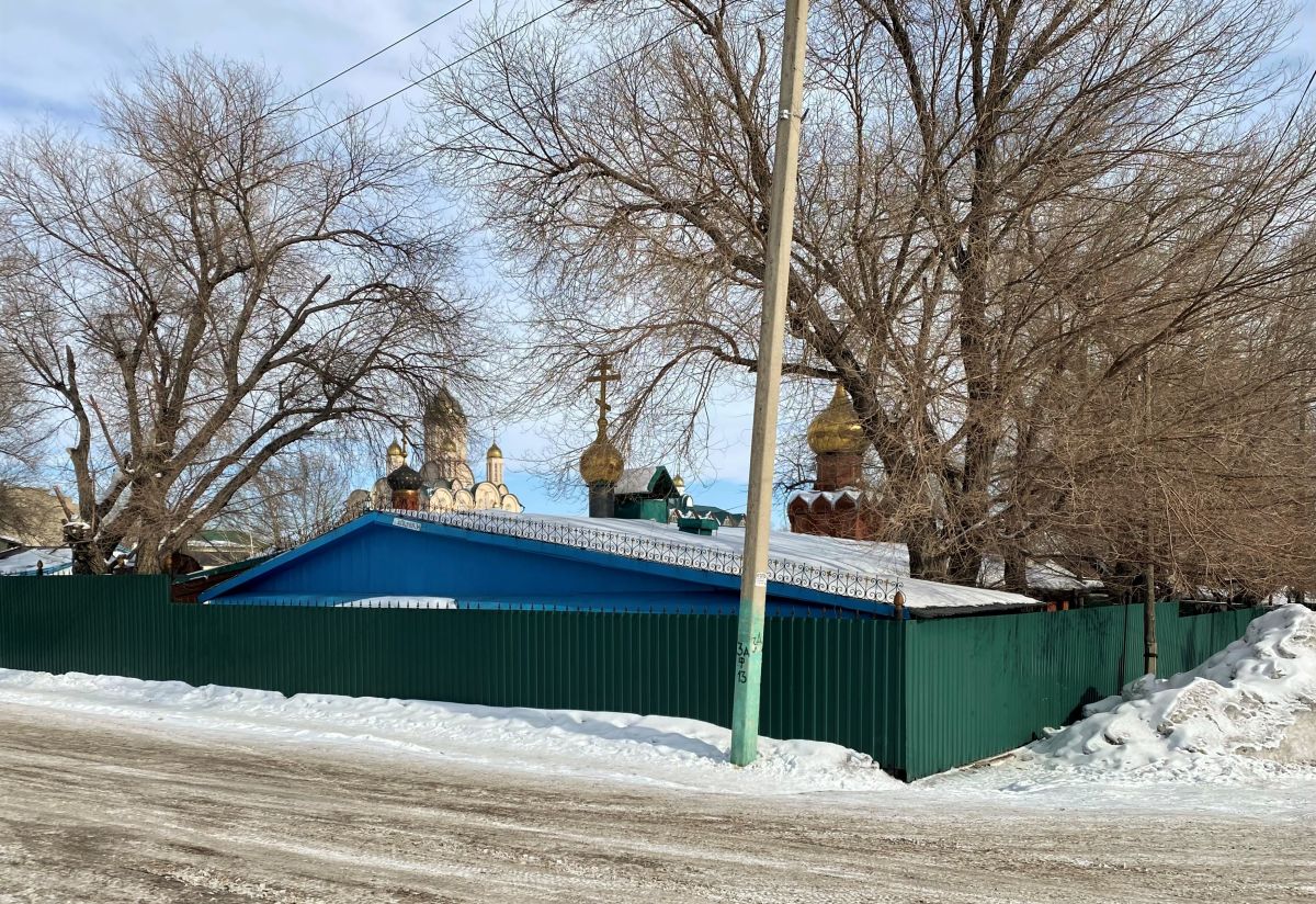 Караганда. Богородице-Рождественский женский монастырь. фасады, Вид с угла Западной ул. и Весеннего пер.