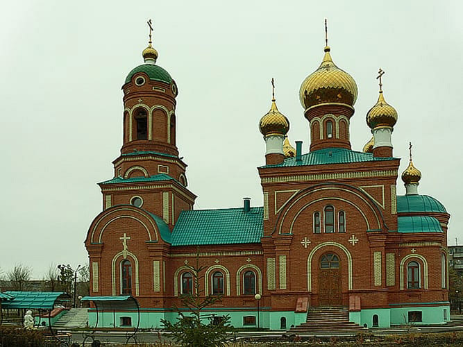 Церковь Серафима Саровского, Хромтау (Актюбинская область, Казахстан). фасады