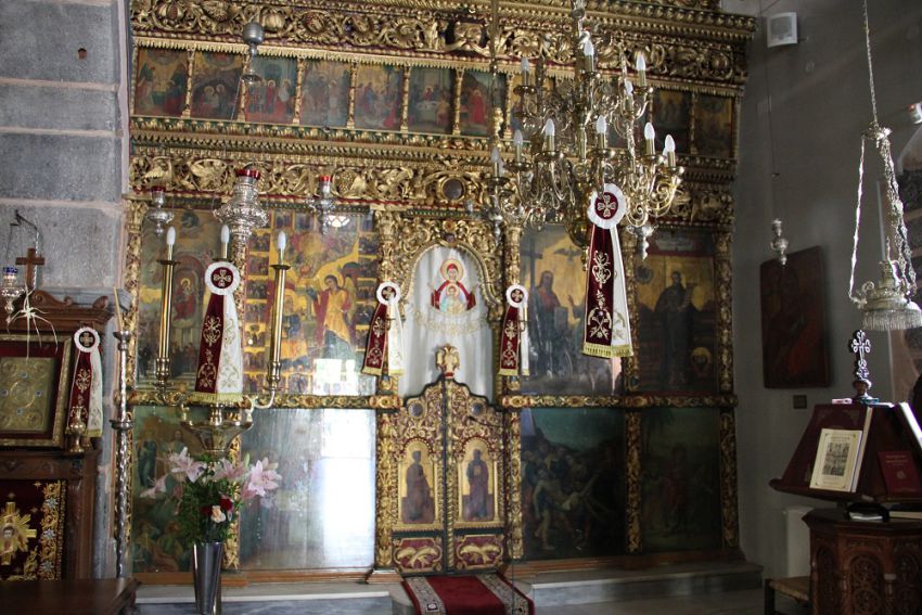 Церковь Параскевы Пятницы, Мохос (Крит (Κρήτη), Греция). интерьер и убранство