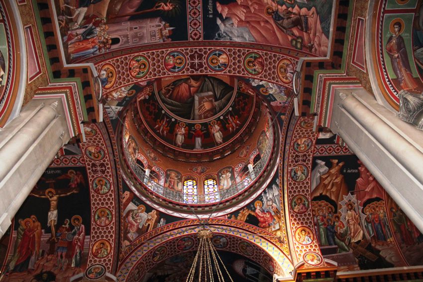 Кафедральный собор Мины великомученика, Ираклион (Крит (Κρήτη), Греция). интерьер и убранство, Свод собора