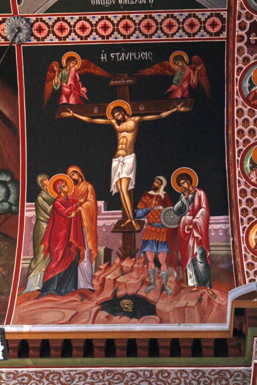 Кафедральный собор Мины великомученика, Ираклион (Крит (Κρήτη), Греция). интерьер и убранство, Фрагмент росписи интерьера