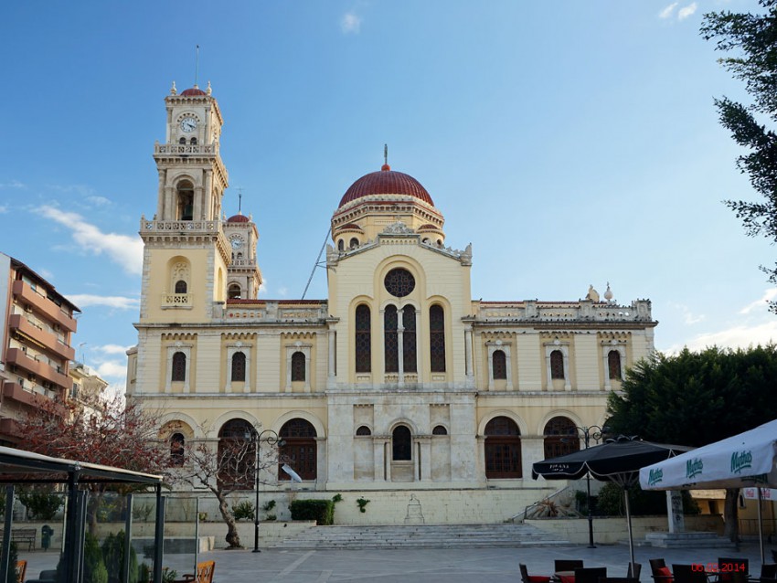 Кафедральный собор Мины великомученика, Ираклион (Крит (Κρήτη), Греция). фасады