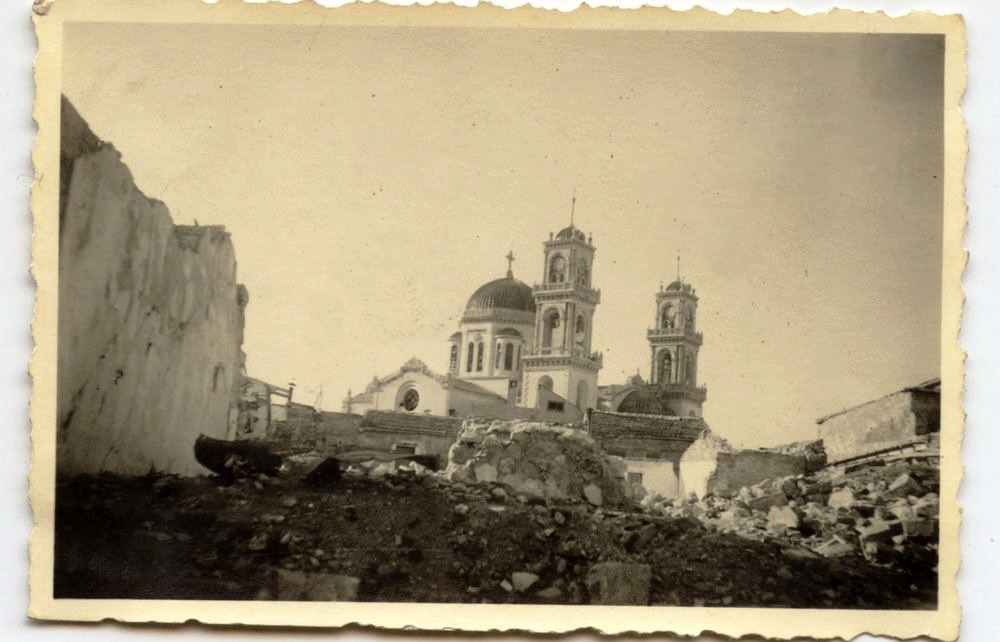 Фото 1941 г. с аукциона e-bay.de, архивная фотография. Кафедральный собор Мины великомученика, Ираклион (Крит (Κρήτη), Греция)