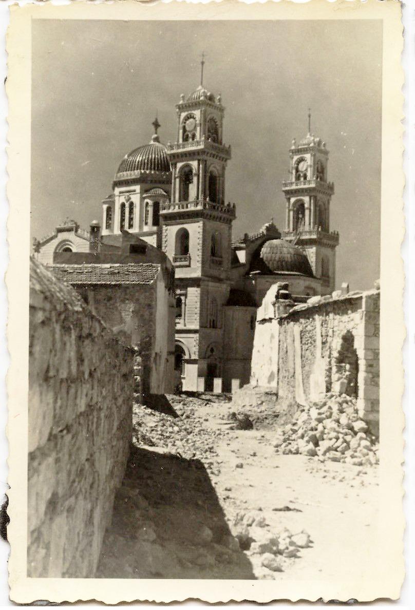 Фото 1941 г. с аукциона e-bay.de, архивная фотография. Кафедральный собор Мины великомученика, Ираклион (Крит (Κρήτη), Греция)