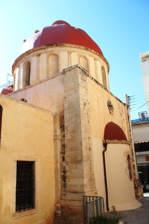 Ираклион. Церковь Екатерины. фасады, Основной объем храма