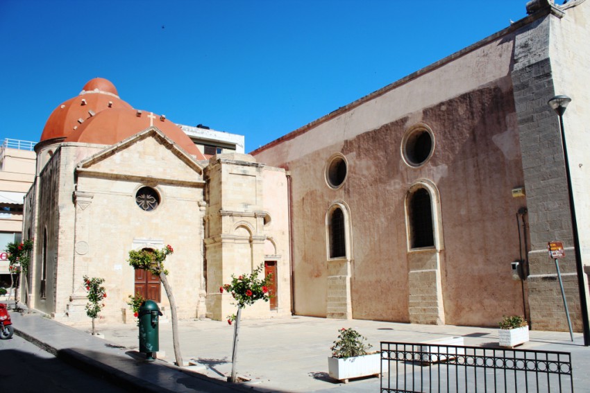 Церковь Екатерины, Ираклион (Крит (Κρήτη), Греция). фасады, Вид с северо-запада
