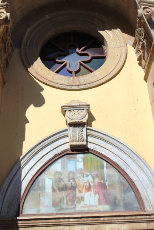 Собор Мины великомученика (старый), Ираклион (Крит (Κρήτη), Греция). архитектурные детали, Фрагмент западного фасада