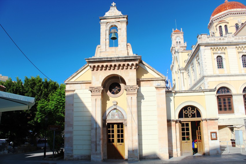 Собор Мины великомученика (старый), Ираклион (Крит (Κρήτη), Греция). фасады, Вид с запада