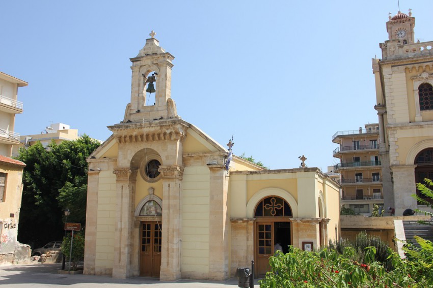 Ираклион. Собор Мины великомученика (старый). фасады, Западный фасад собора