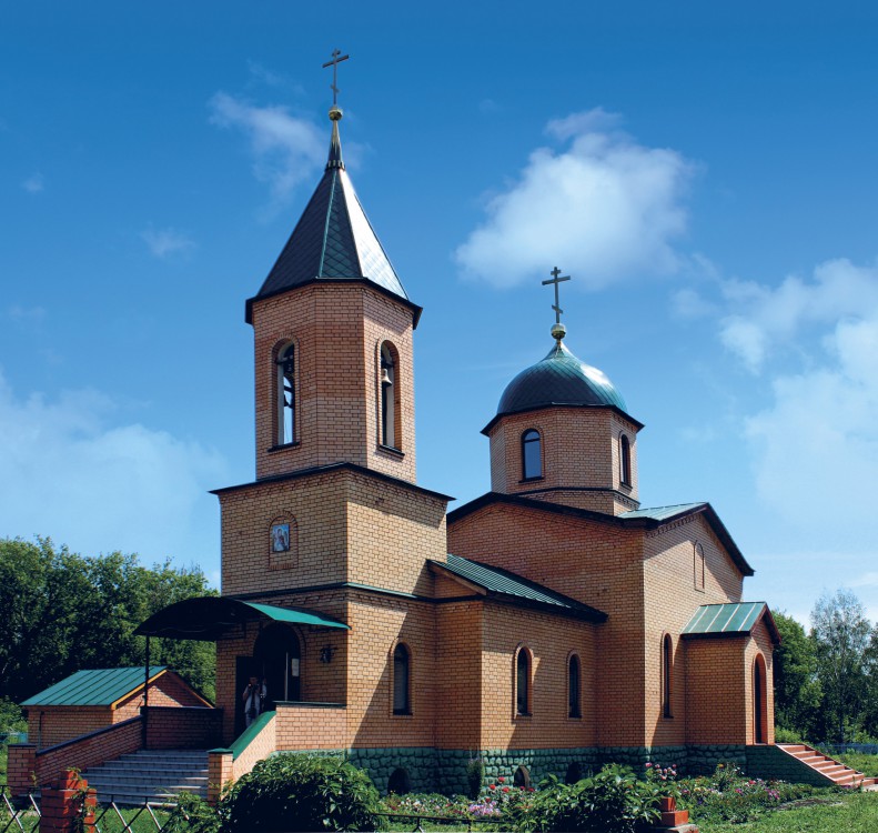 Церковь Михаила Архангела, Волово (Воловский район, Липецкая область). общий вид в ландшафте