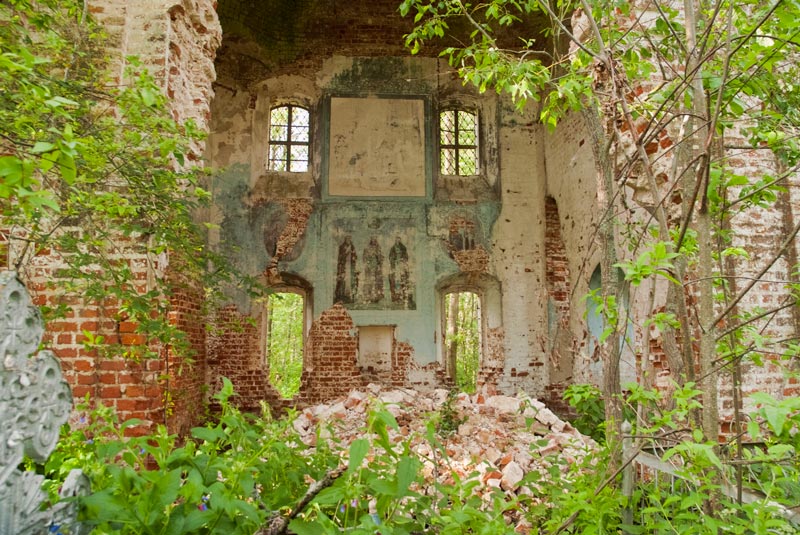 Церковь Иоанна Богослова, Бурково (Грязовецкий район, Вологодская область). интерьер и убранство