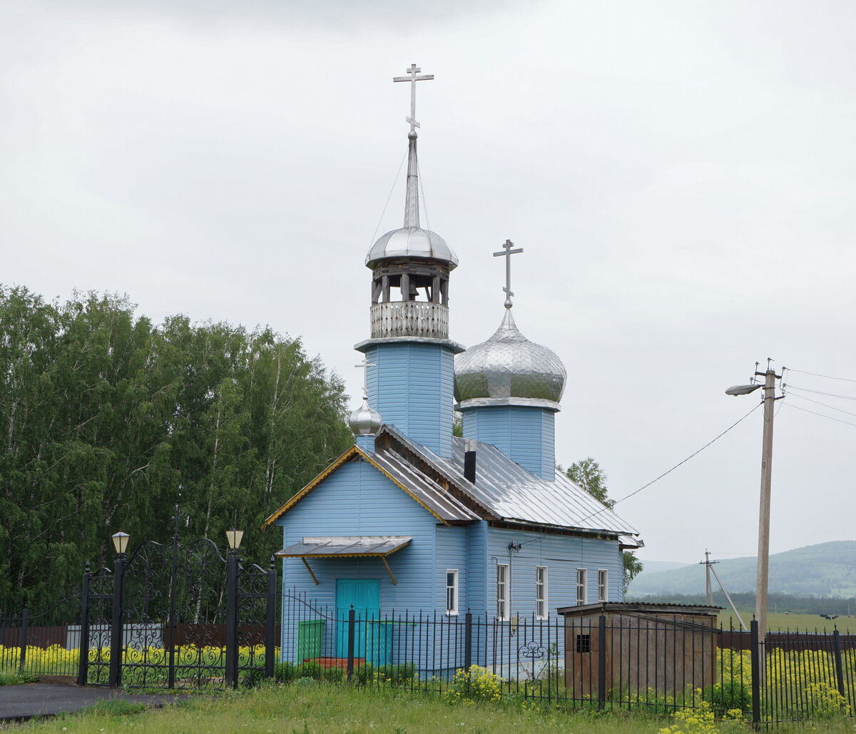 Церковь Табынской иконы Божией Матери, Малояз (Салаватский район, Республика Башкортостан). фасады, Западный фасад