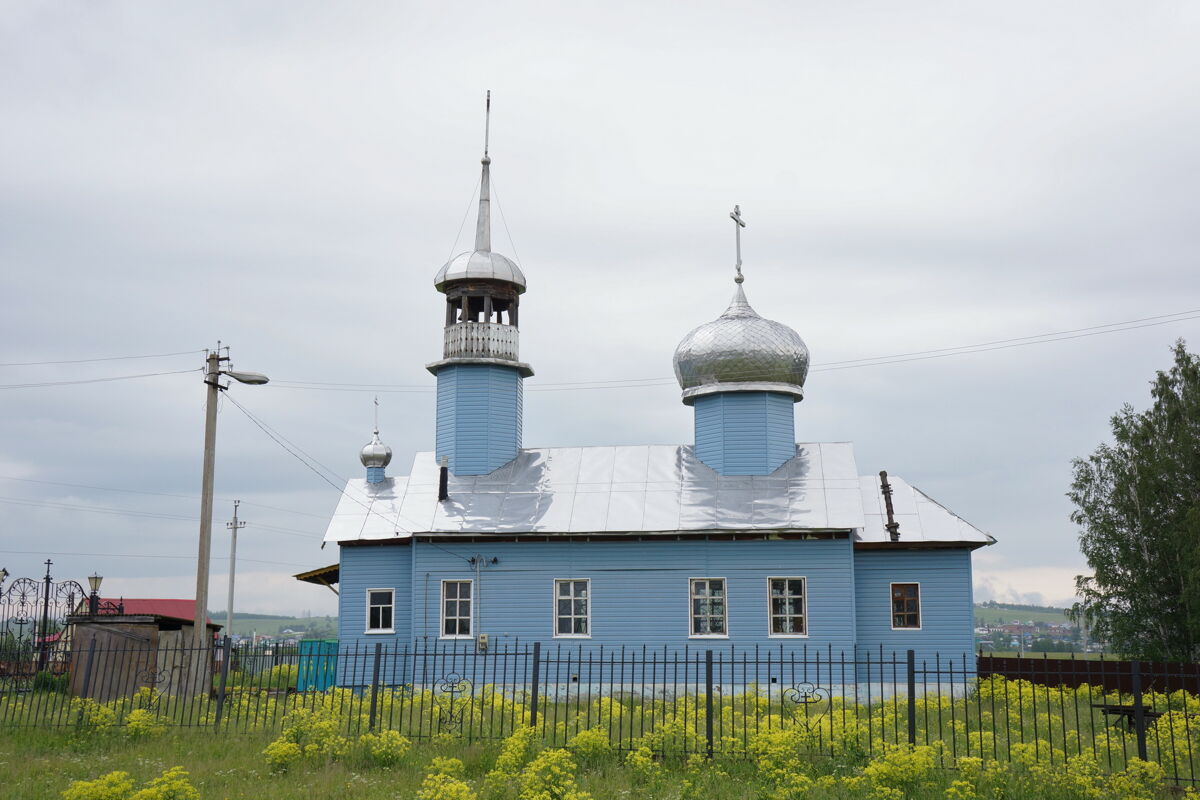 Церковь Табынской иконы Божией Матери, Малояз (Салаватский район, Республика Башкортостан). фасады, Южный фасад