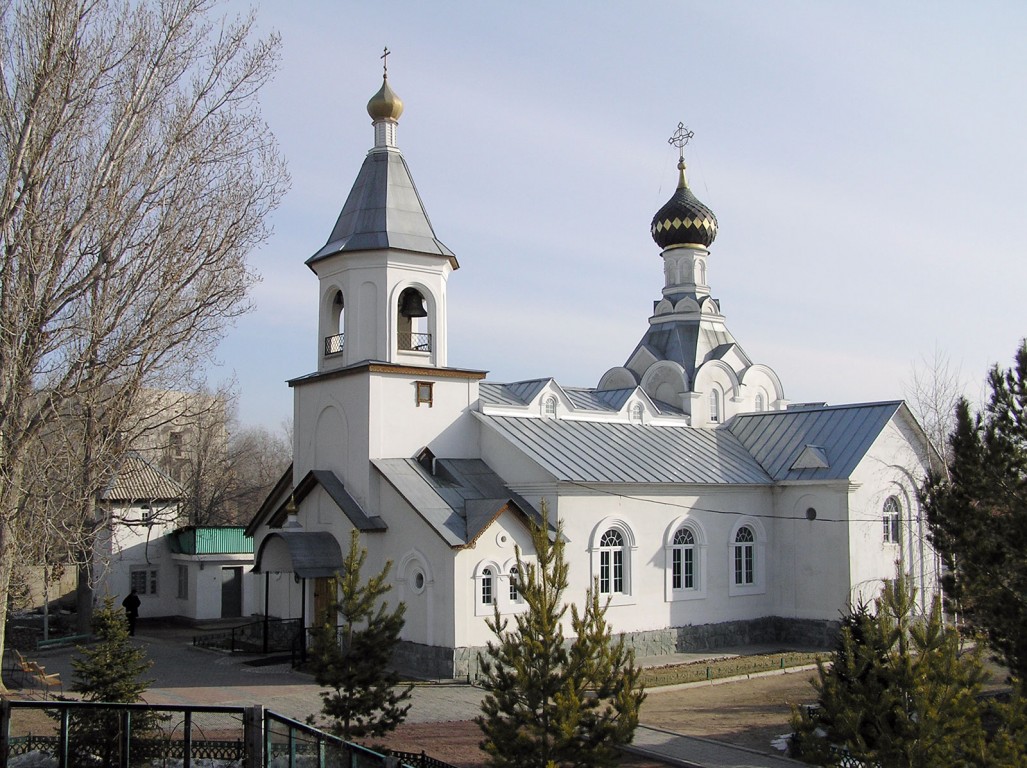 Церковь Ксении Петербургской, Конаев (Кунаев) (Алматинская область, Казахстан). фасады, Храм святой блаженной Ксении Петербургской, г.Капшагай