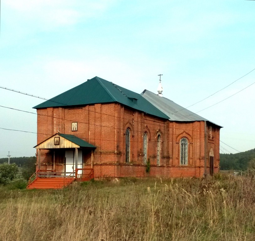 Румянцево. Церковь Сергия Радонежского. фасады