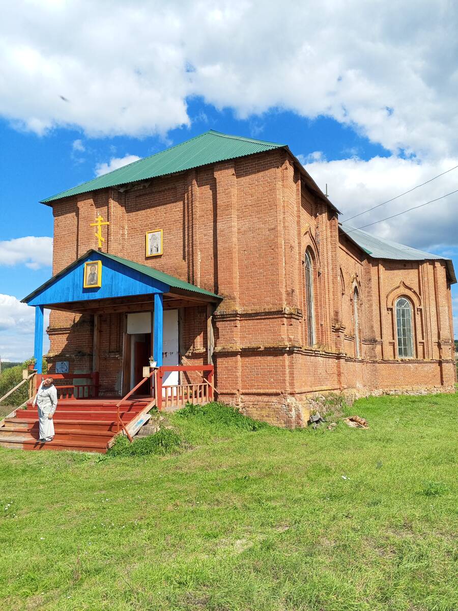 Церковь Сергия Радонежского, Румянцево (Барышский район, Ульяновская область). фасады
