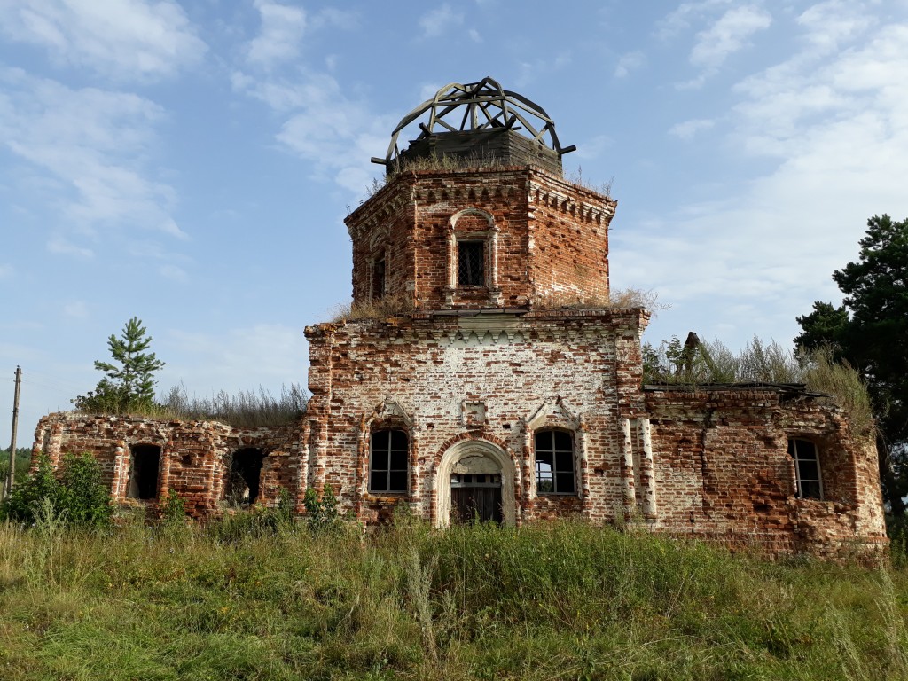 Церковь Тихвинской иконы Божией Матери (старая), Осока (Барышский район, Ульяновская область). фасады