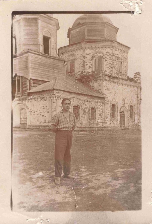 Церковь Тихвинской иконы Божией Матери (старая), Осока (Барышский район, Ульяновская область). архивная фотография