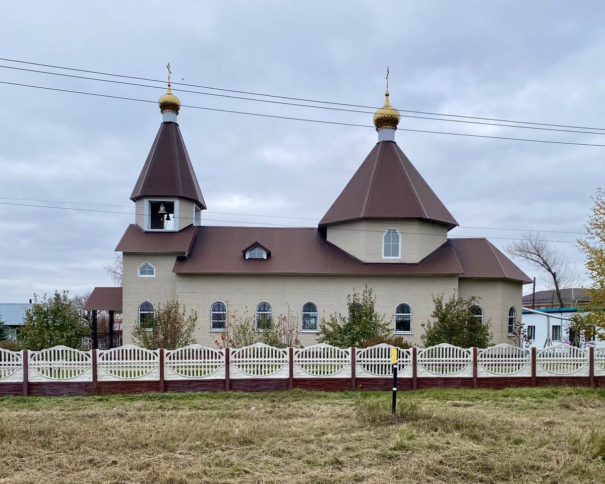 Церковь Михаила Архангела, Усть-Калманка (Усть-Калманский район, Алтайский край). фасады, Южный фасад