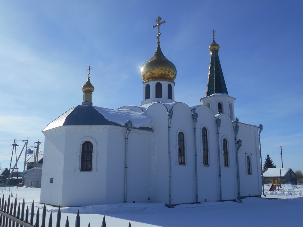 Церковь Сергия Радонежского, Верх-Катунское (Бийский район и г. Бийск, Алтайский край). фасады