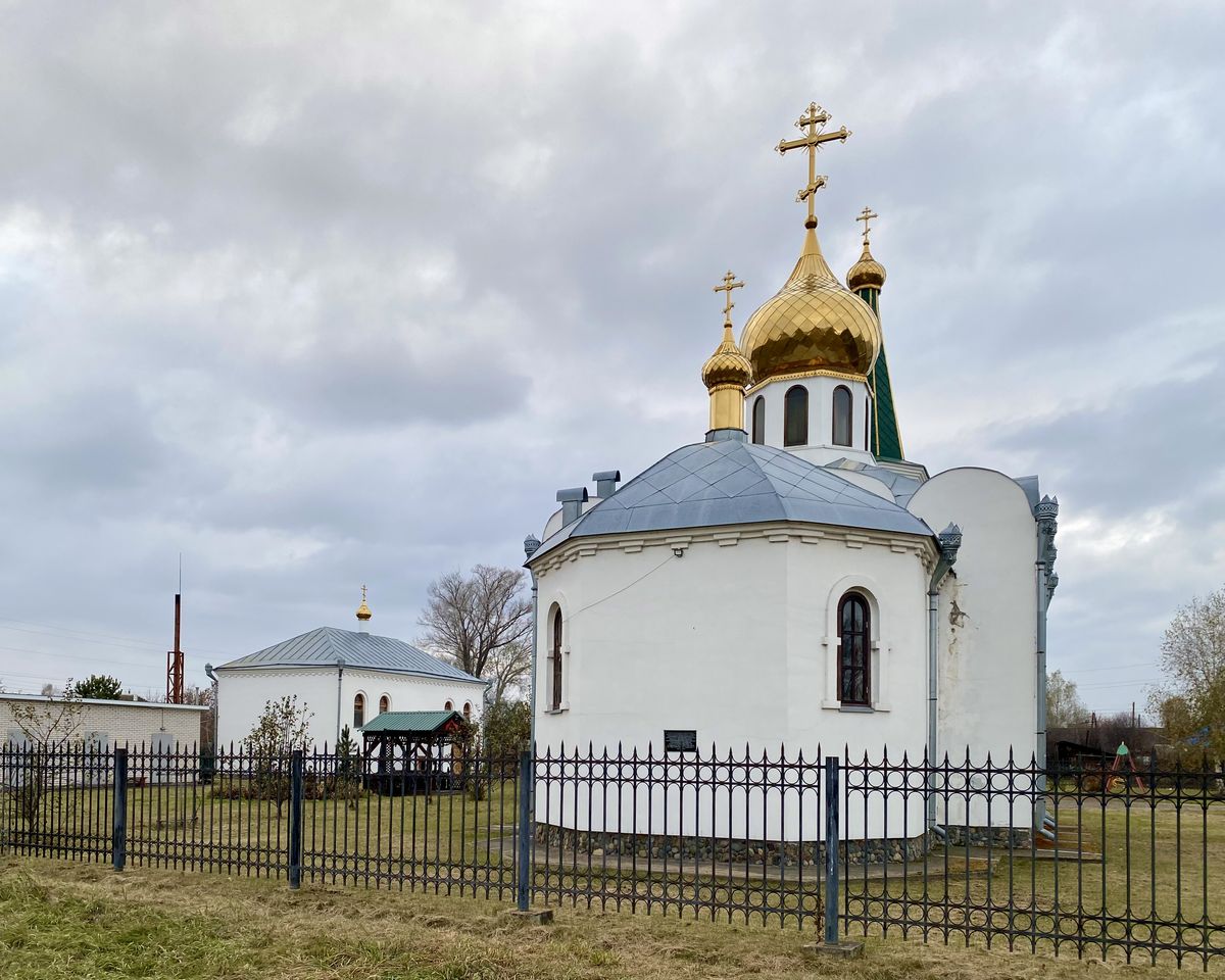 Церковь Сергия Радонежского, Верх-Катунское (Бийский район и г. Бийск, Алтайский край). фасады, Вид с востока