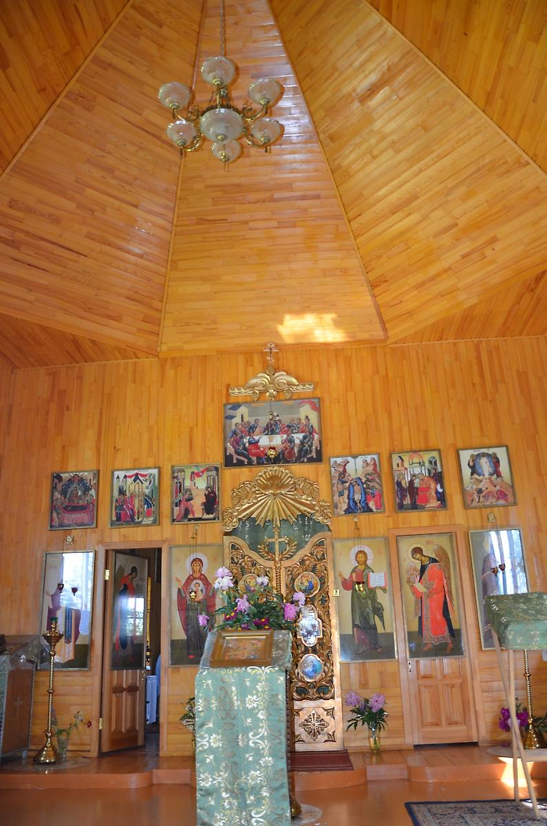 2015 г. Фото П. Коваленко, интерьер и убранство. Церковь Макария Алтайского (Невского), Лесное (Бийский район и г. Бийск, Алтайский край)