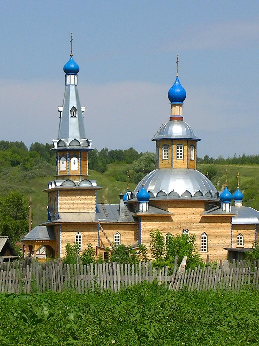 фасады. Церковь Успения Пресвятой Богородицы, Новиково (Бийский район и г. Бийск, Алтайский край)
