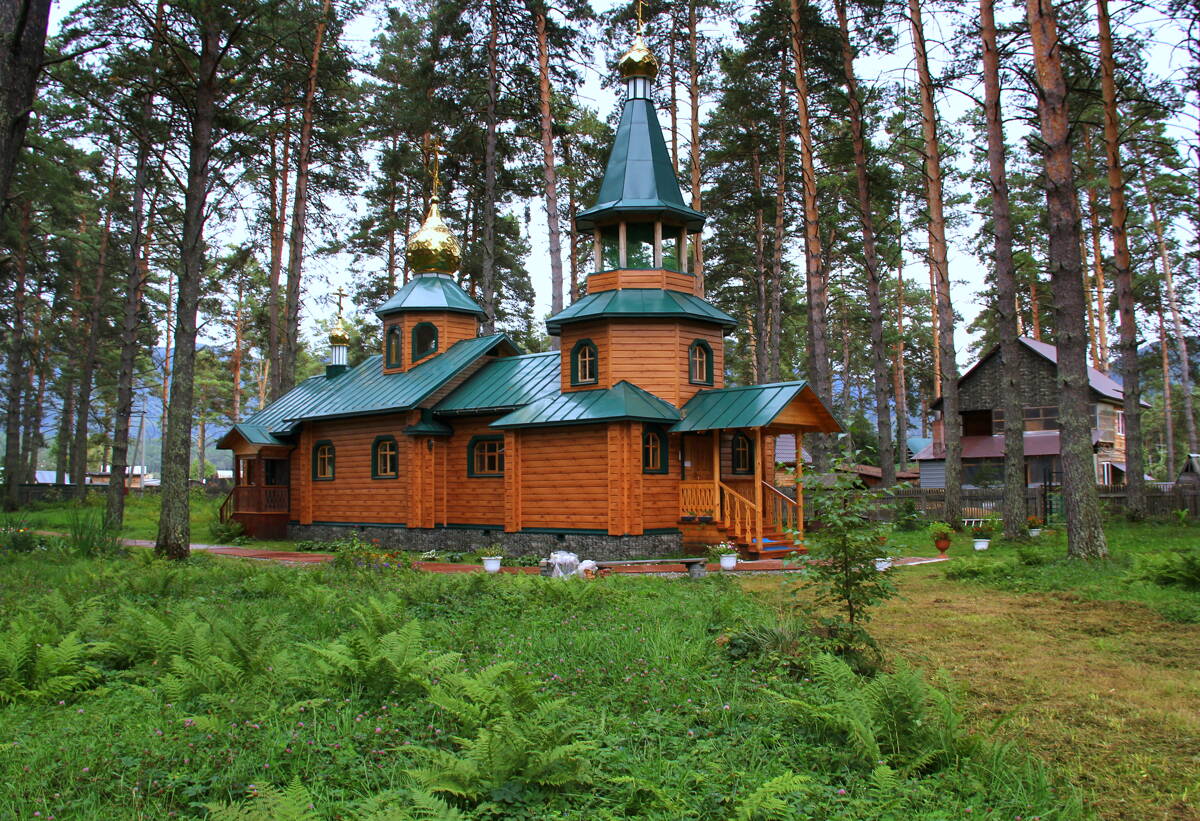 Церковь Евфимия Великого, Манжерок (Майминский район, Республика Алтай). фасады, Общий вид