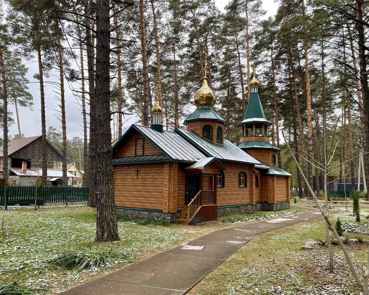 Церковь Евфимия Великого, Манжерок (Майминский район, Республика Алтай). фасады, Вид с СВ