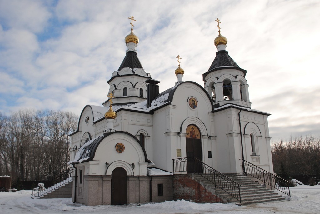 Новоалтайск. Церковь Иверской иконы Божией Матери. фасады, Западный фасад