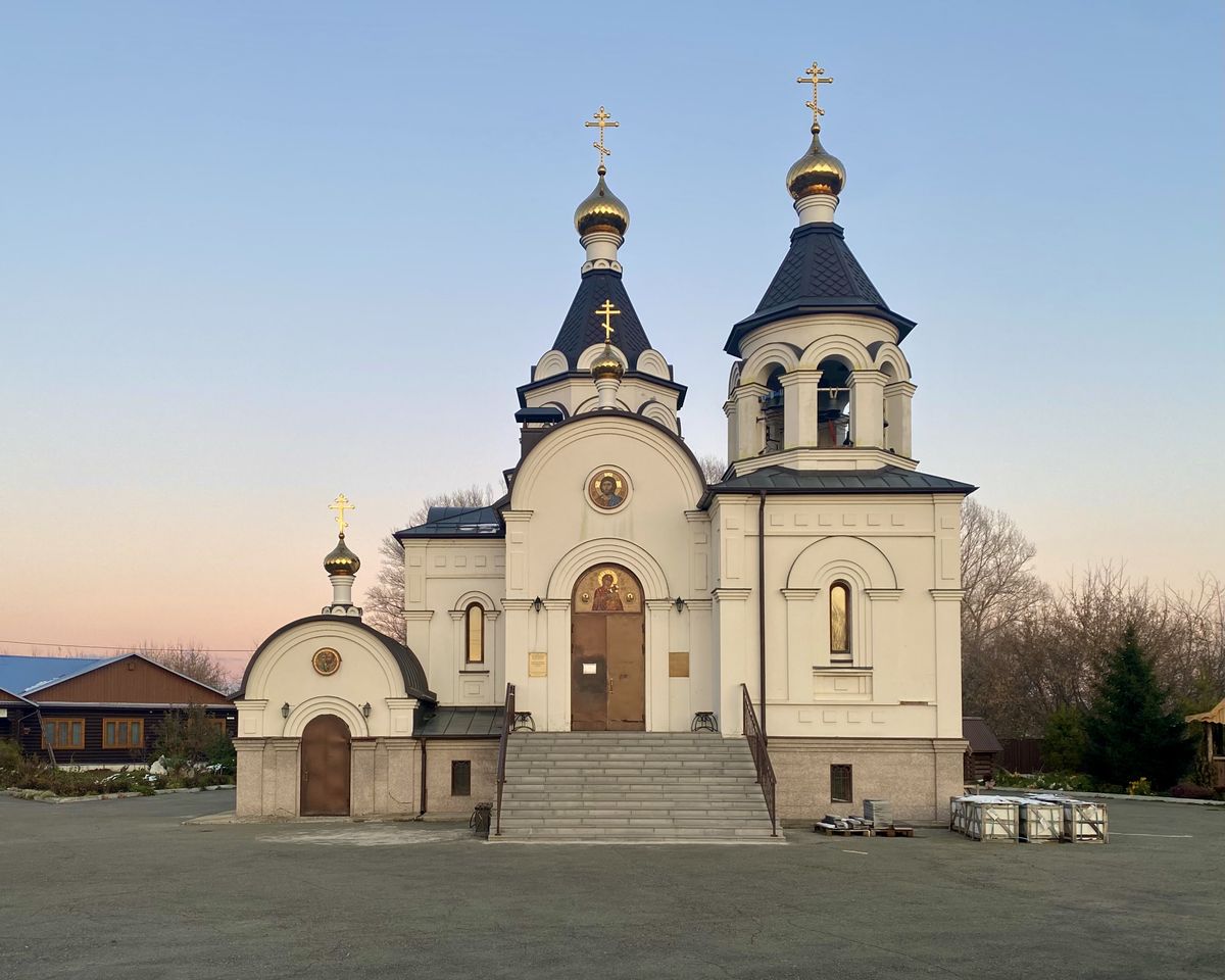 Церковь Иверской иконы Божией Матери, Новоалтайск (Новоалтайск, город, Алтайский край). фасады, Вид с запада