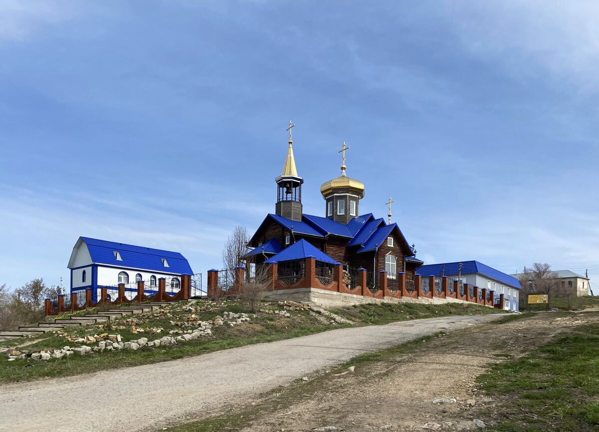 Церковь Преображения Господня (новая), Змеиногорск (Змеиногорский район, Алтайский край). фасады, Общий вид с юга